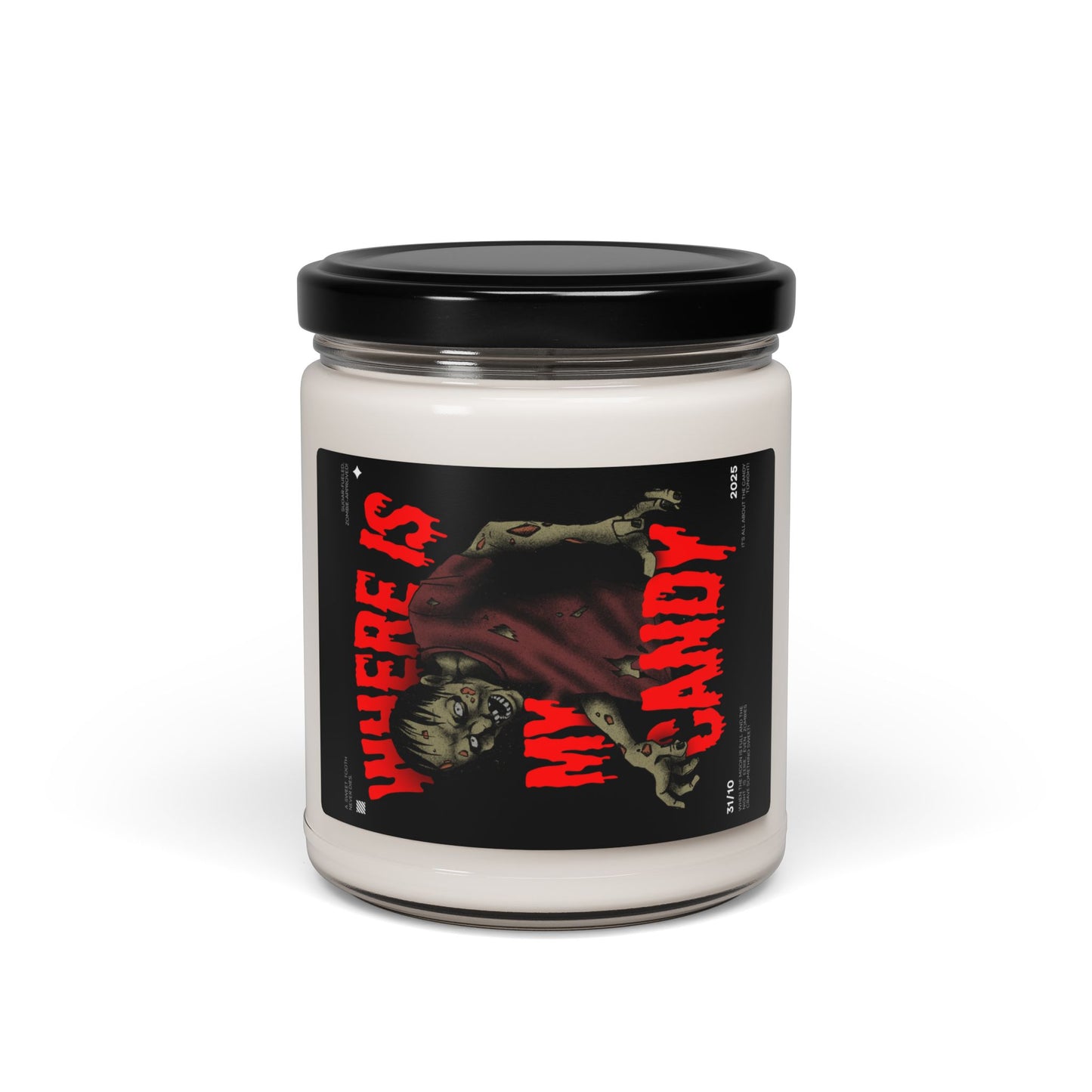 Creepy Halloween Candle, Halloween Decoration, Gift for Ghouls, Soy Wax Candle, Spooky Atmosphere
