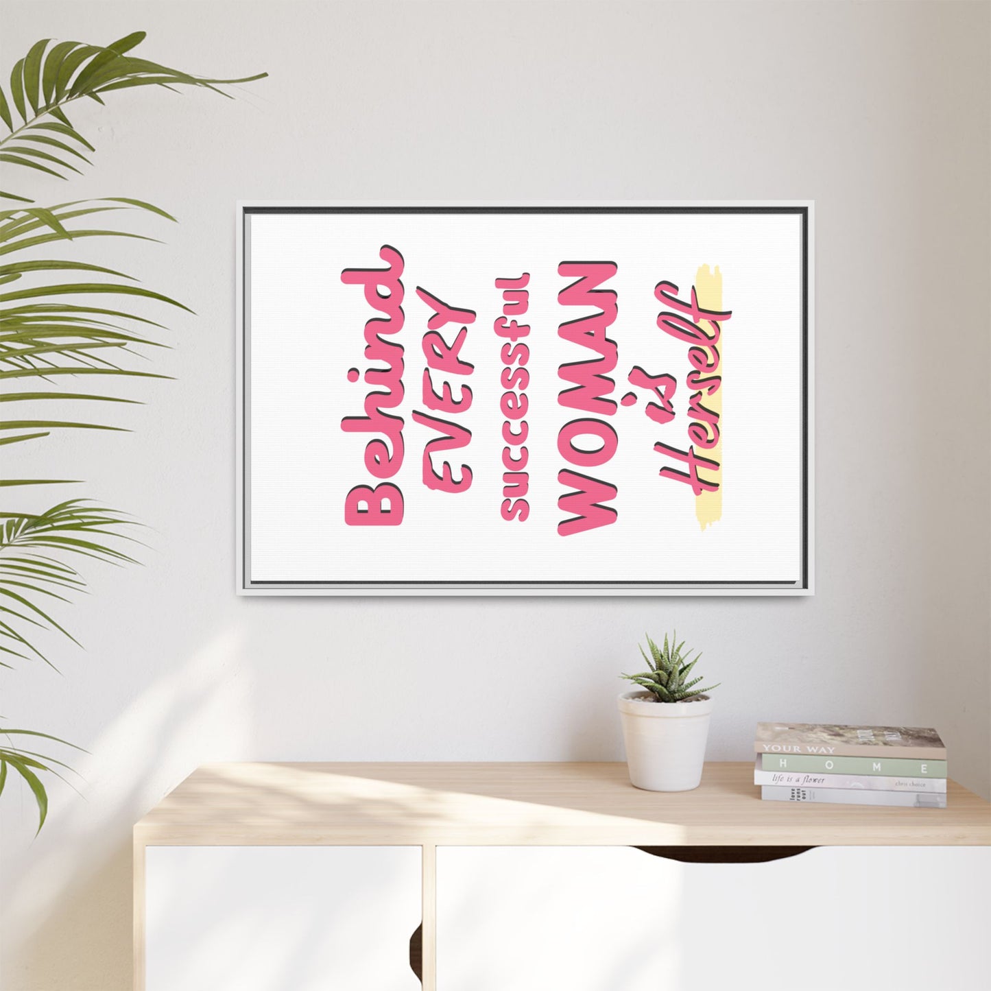 Matte Canvas, Framed (Multi-color)