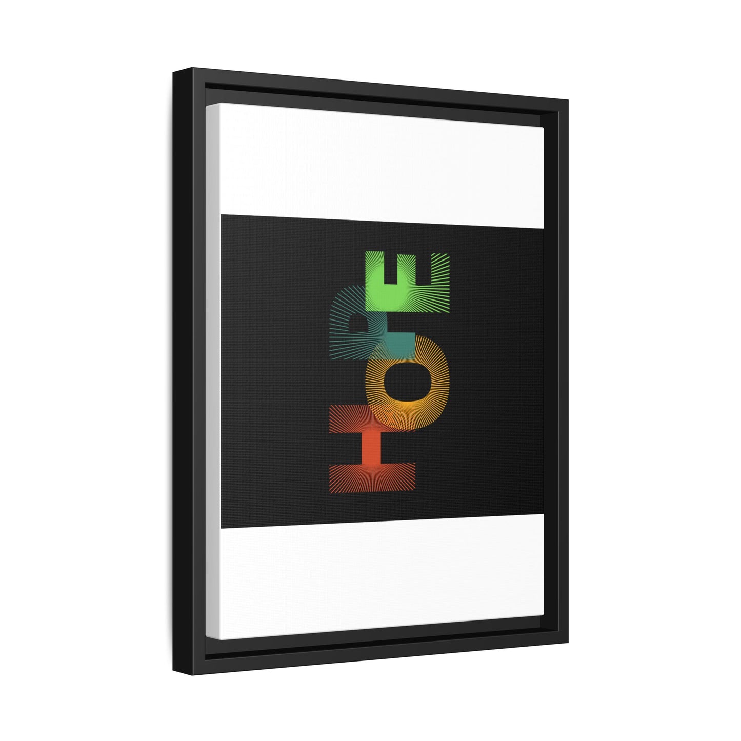 Matte Canvas, Framed (Multi-color)