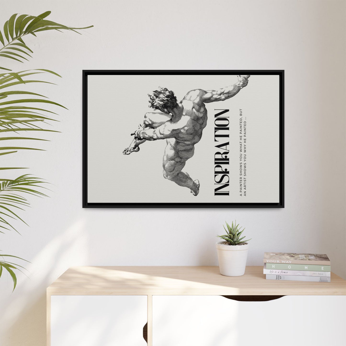 Matte Canvas, Framed (Multi-color)