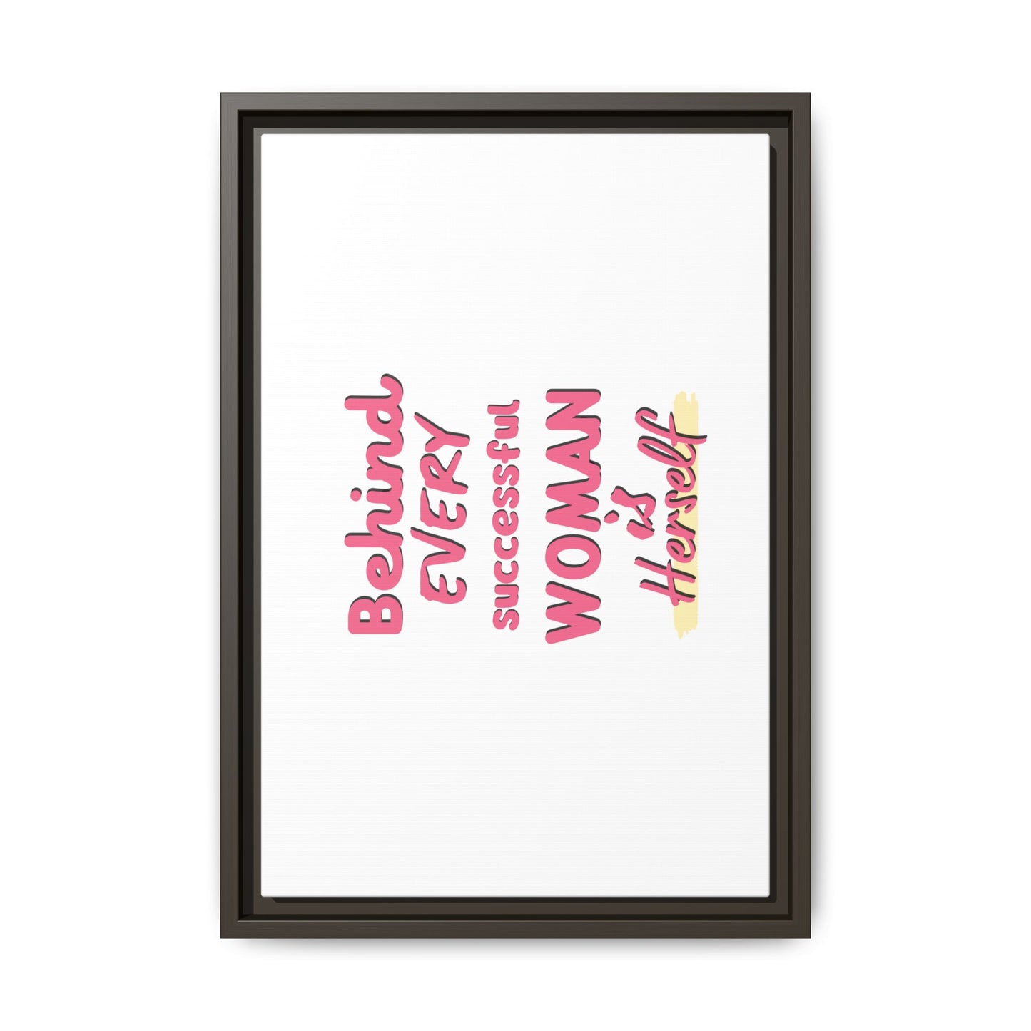 Matte Canvas, Framed (Multi-color)