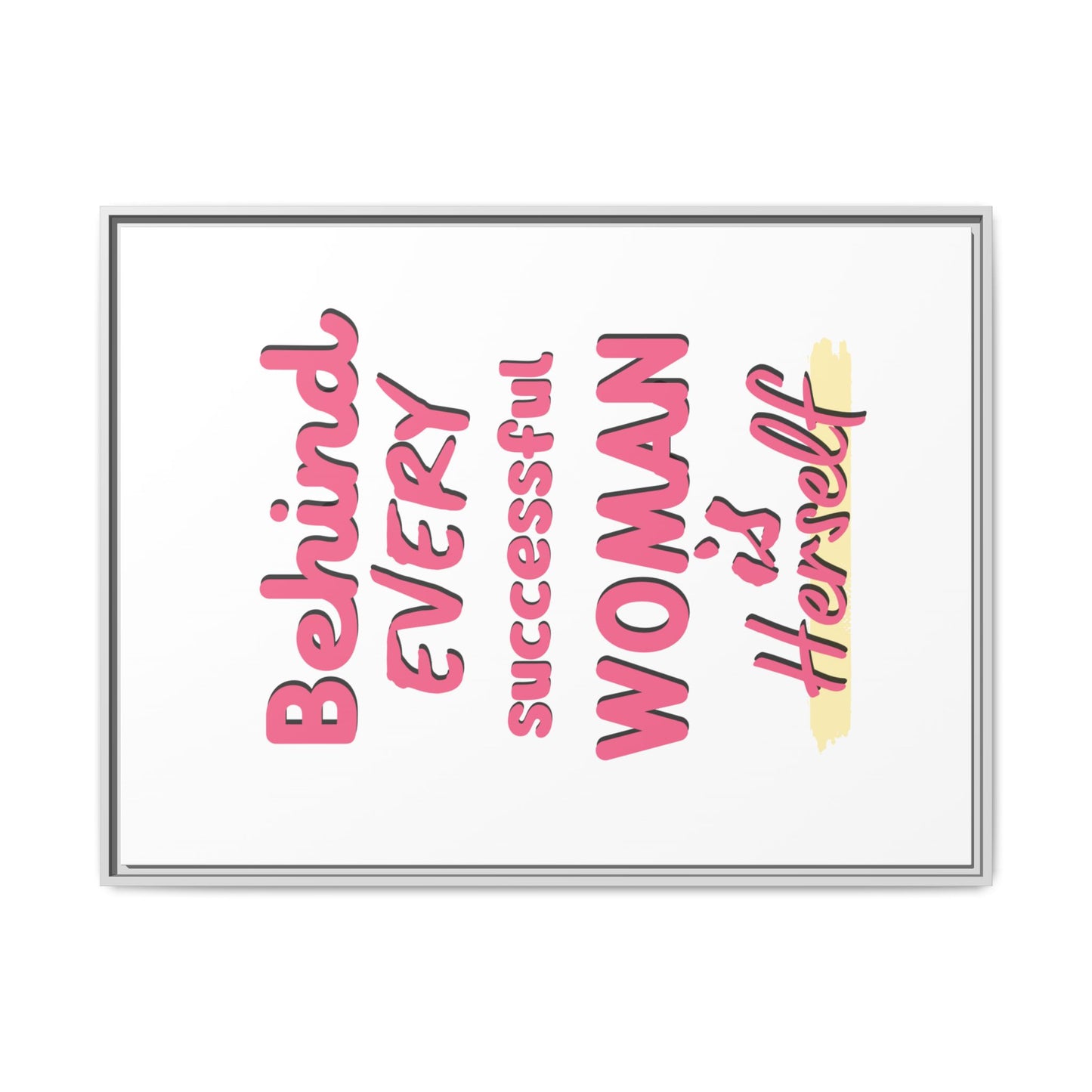 Matte Canvas, Framed (Multi-color)