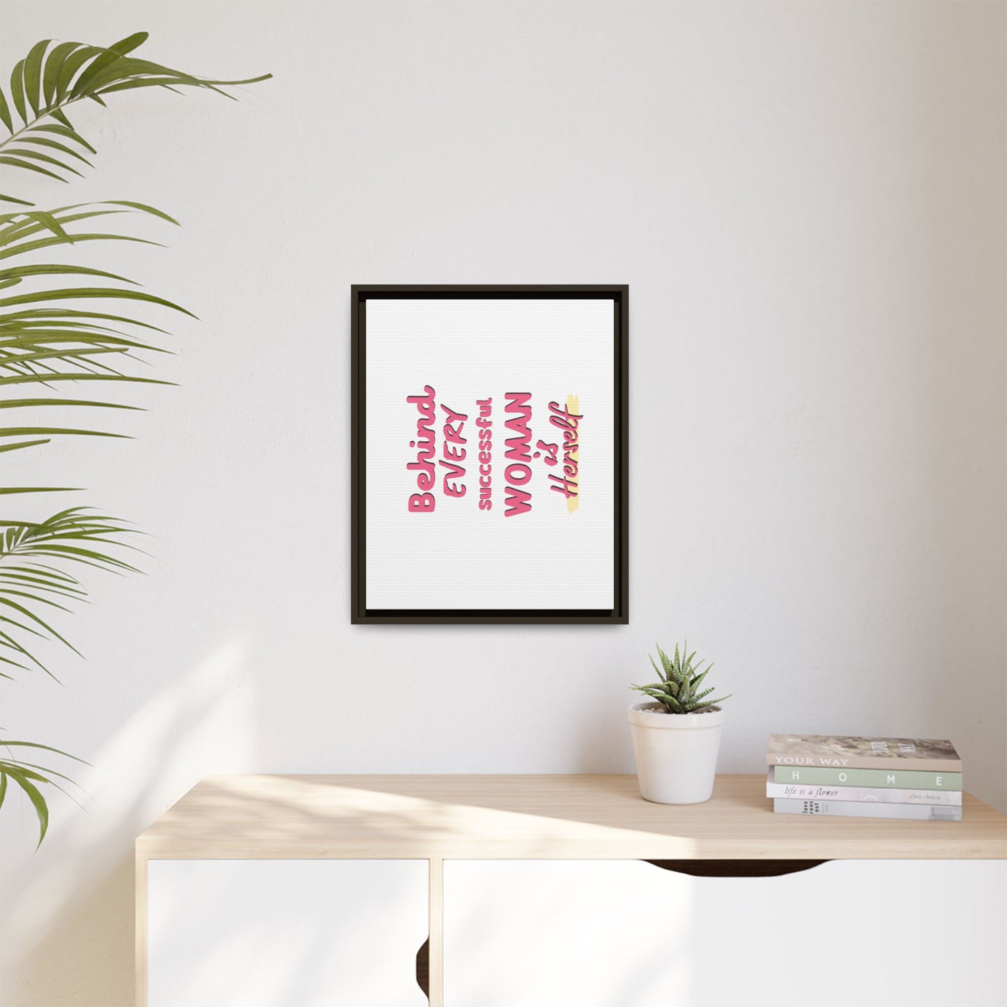 Matte Canvas, Framed (Multi-color)