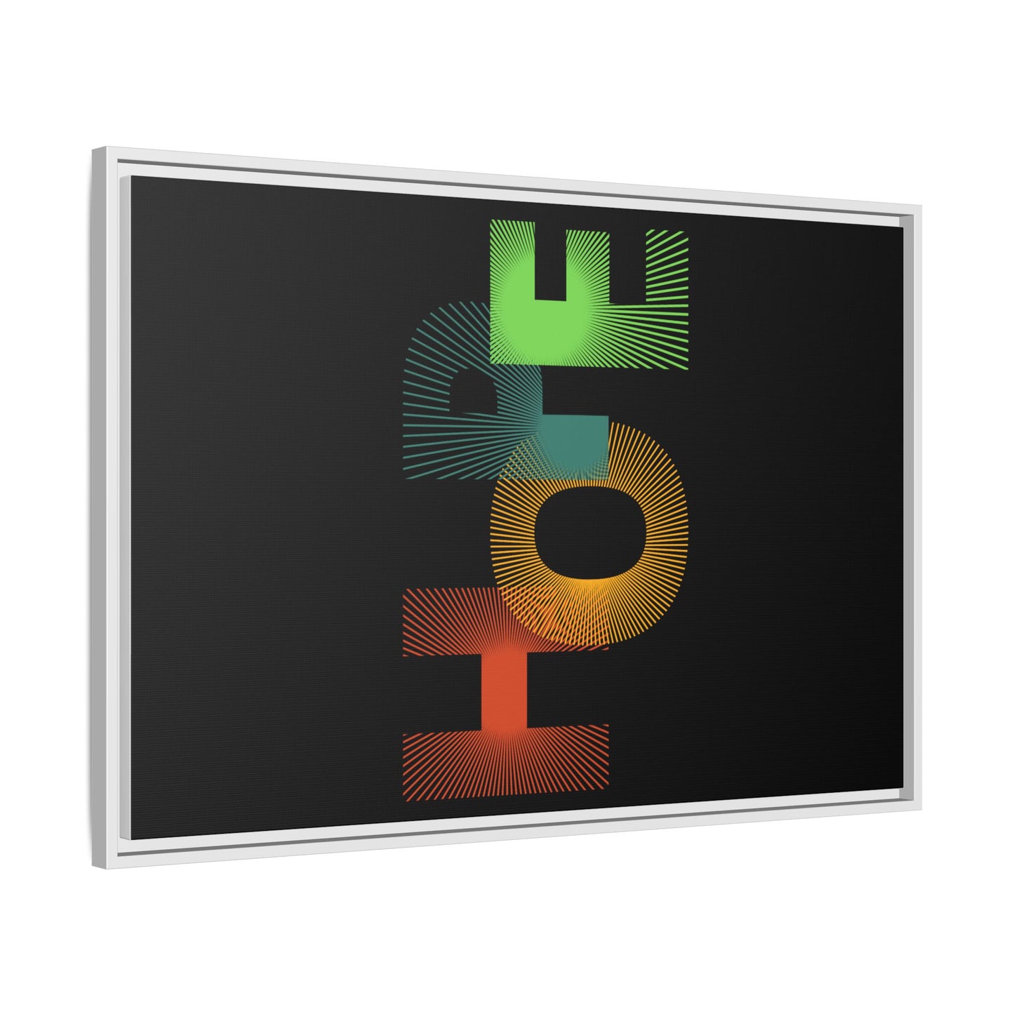 Matte Canvas, Framed (Multi-color)