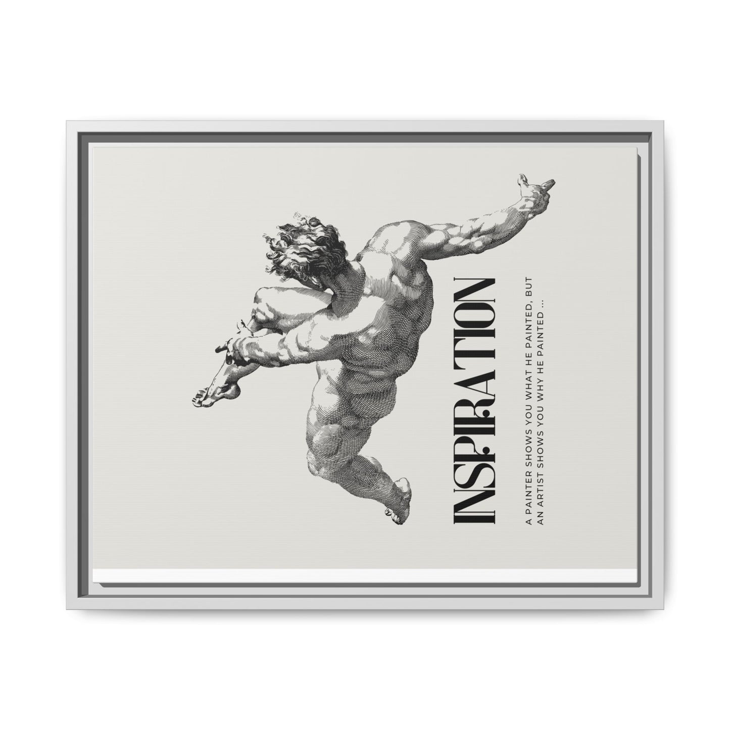 Matte Canvas, Framed (Multi-color)