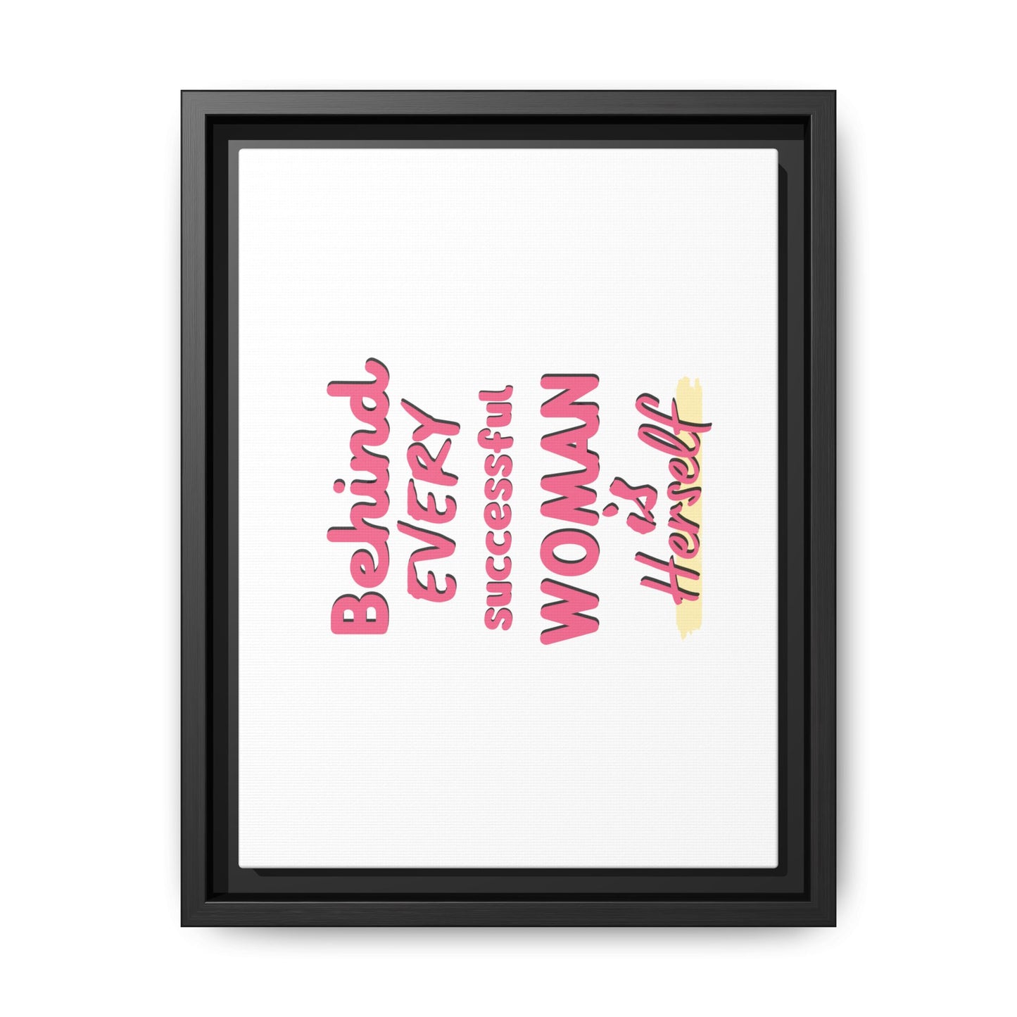 Matte Canvas, Framed (Multi-color)