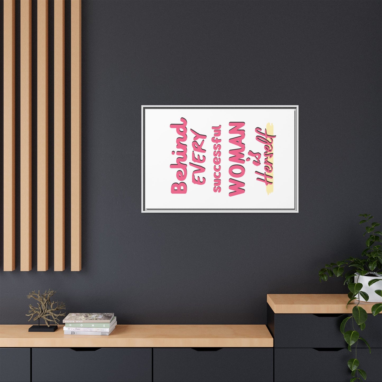 Matte Canvas, Framed (Multi-color)