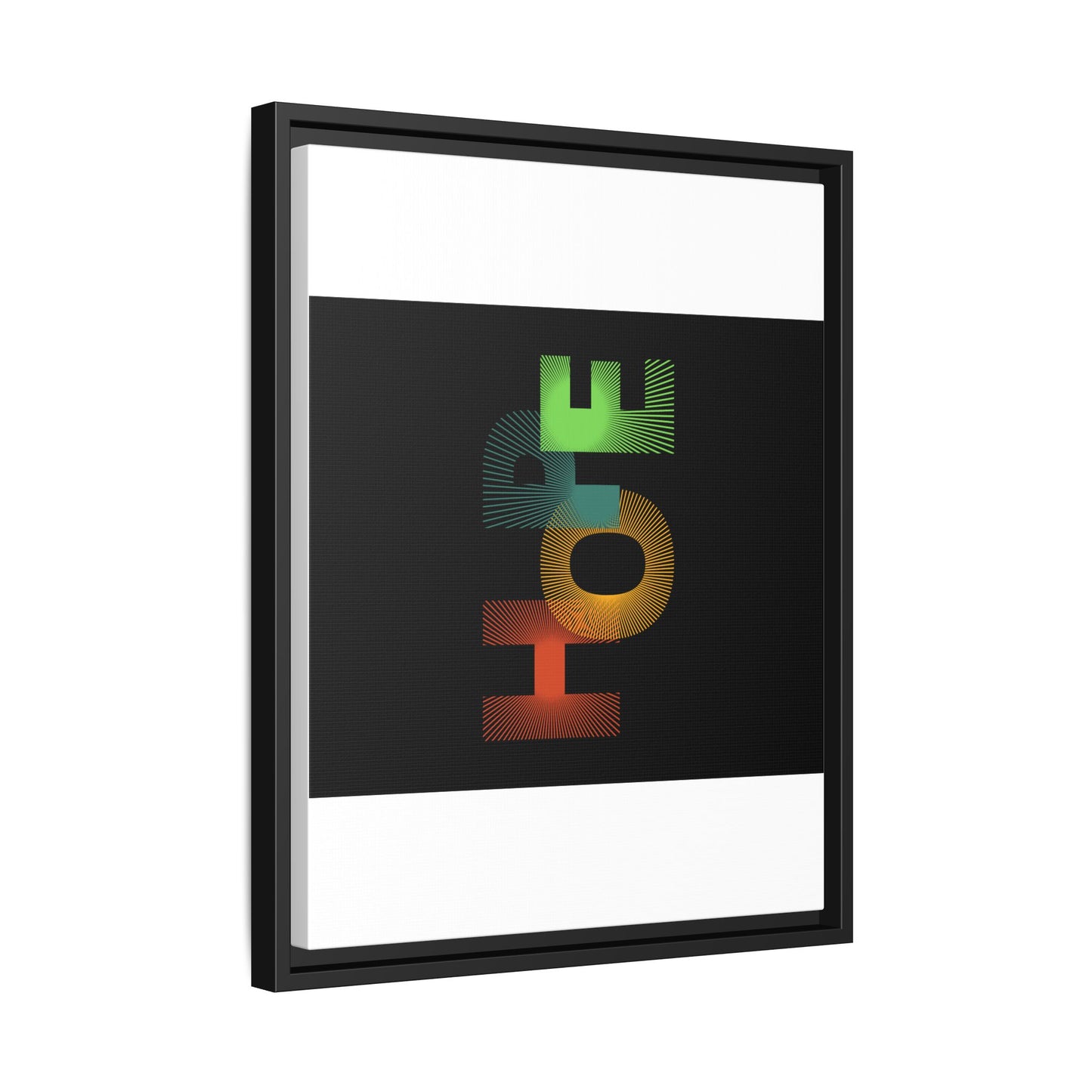 Matte Canvas, Framed (Multi-color)