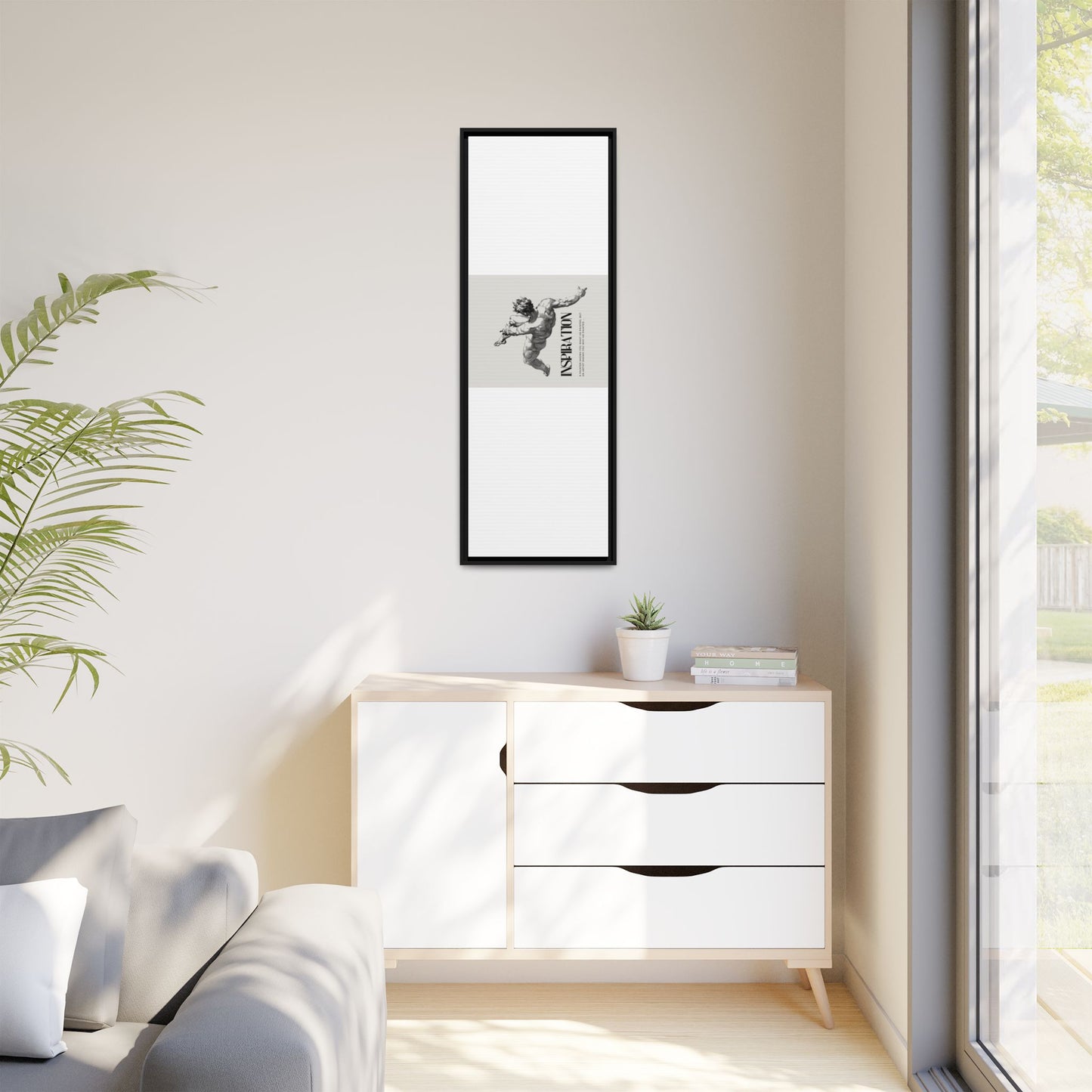 Matte Canvas, Framed (Multi-color)
