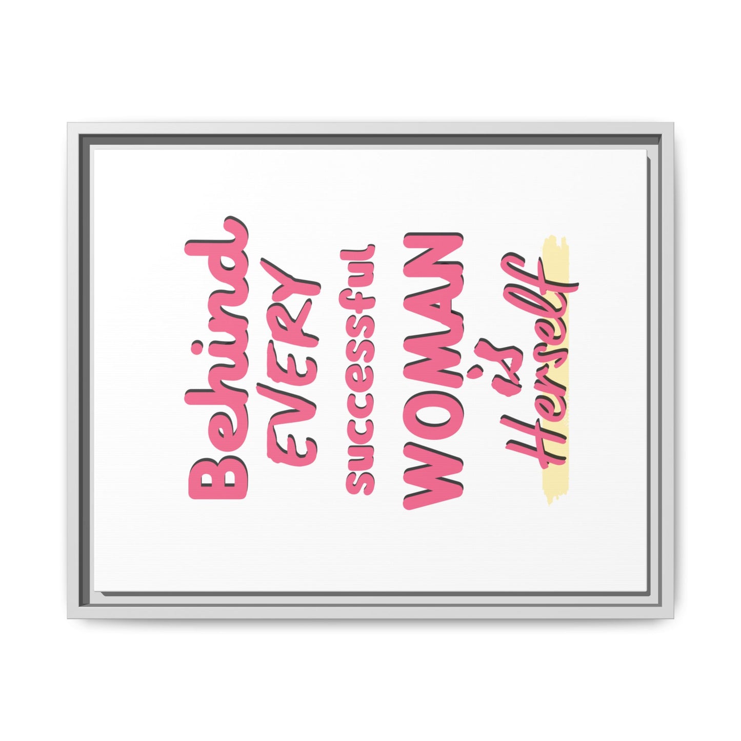 Matte Canvas, Framed (Multi-color)