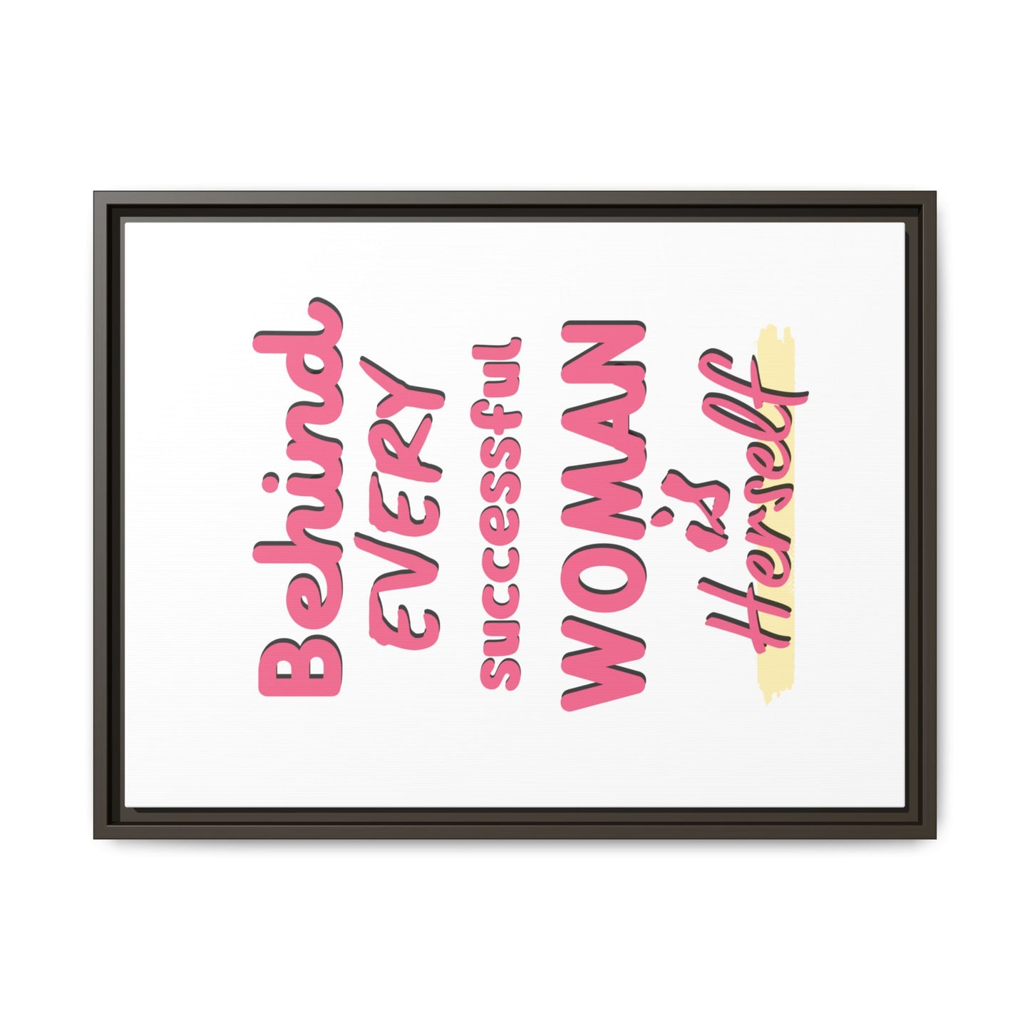 Matte Canvas, Framed (Multi-color)