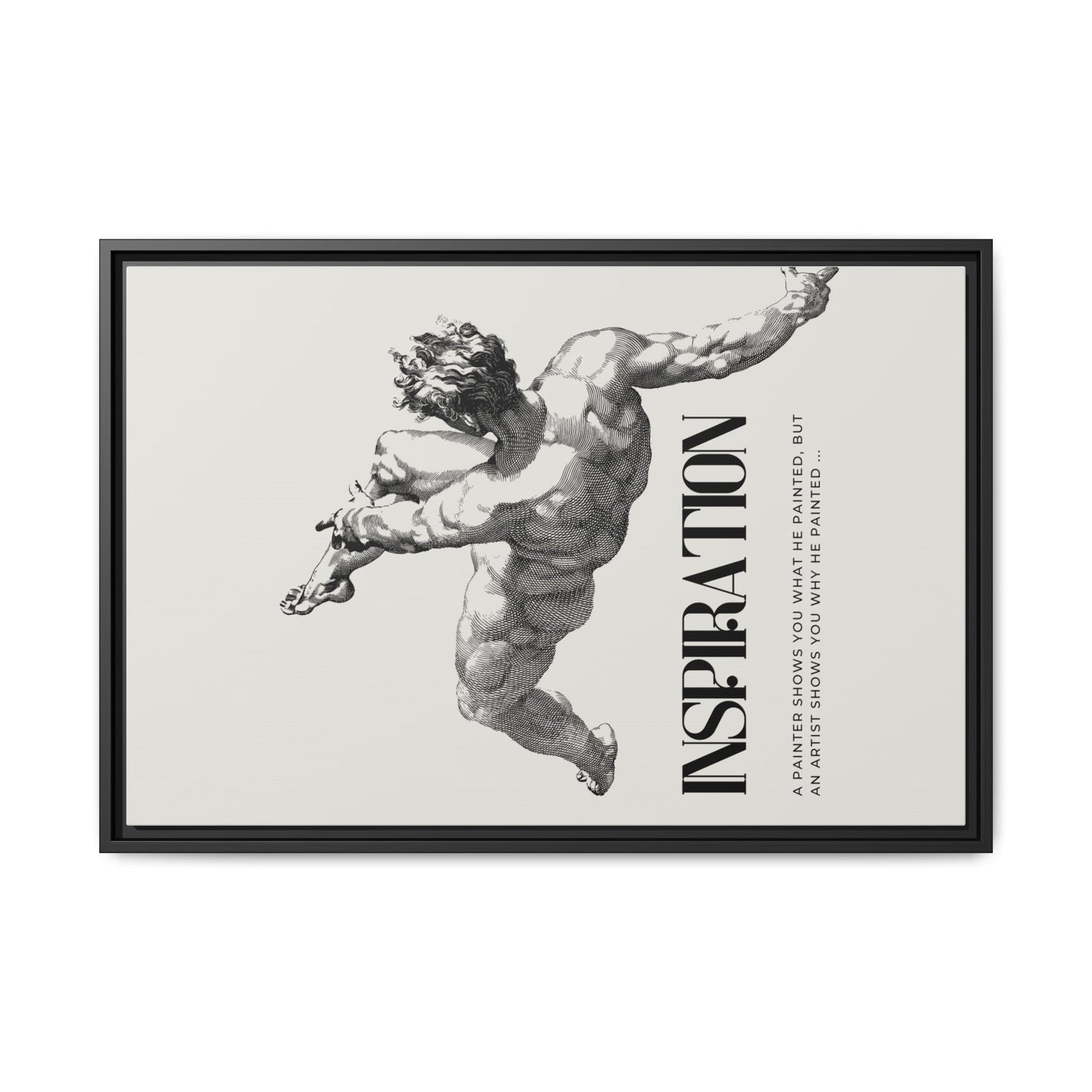 Matte Canvas, Framed (Multi-color)