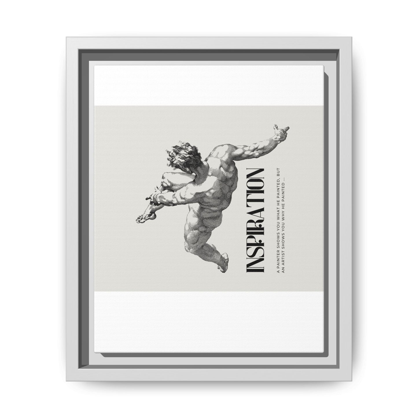 Matte Canvas, Framed (Multi-color)