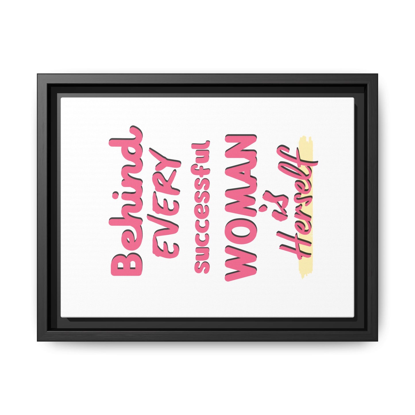 Matte Canvas, Framed (Multi-color)