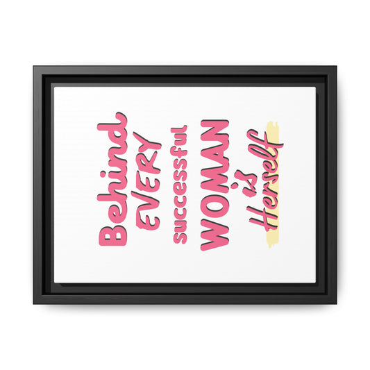 Matte Canvas, Framed (Multi-color)