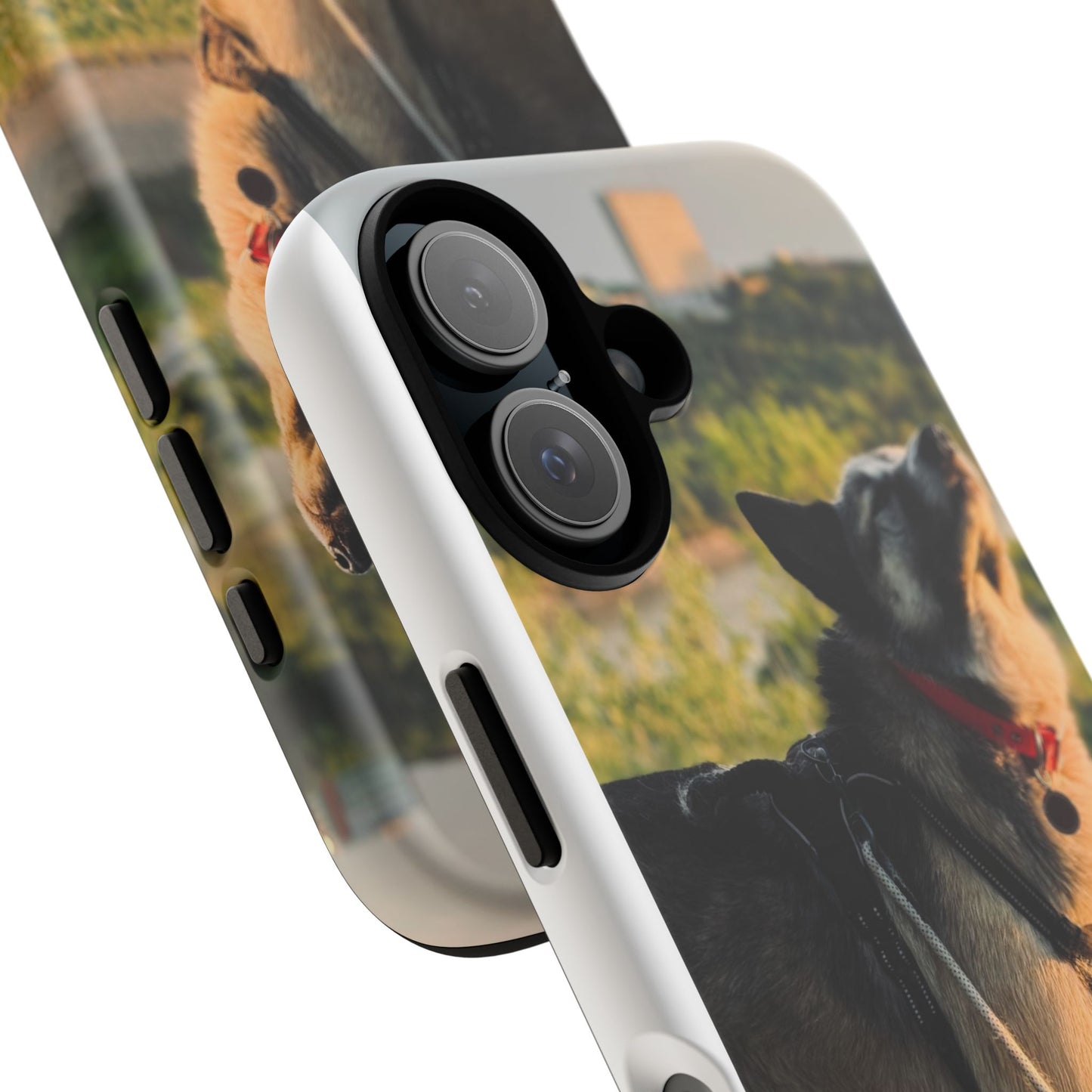 Dog Lovers Tough Phone Case, Pet Owner Gift, Customizable Dog Photo Case, Animal Lover Accessory, Durable Phone Cover