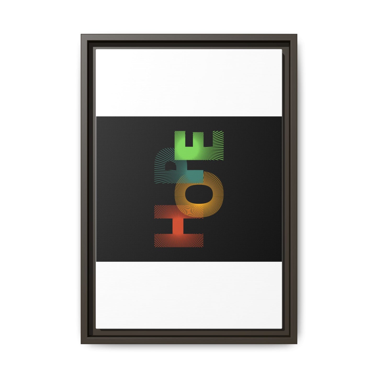 Matte Canvas, Framed (Multi-color)