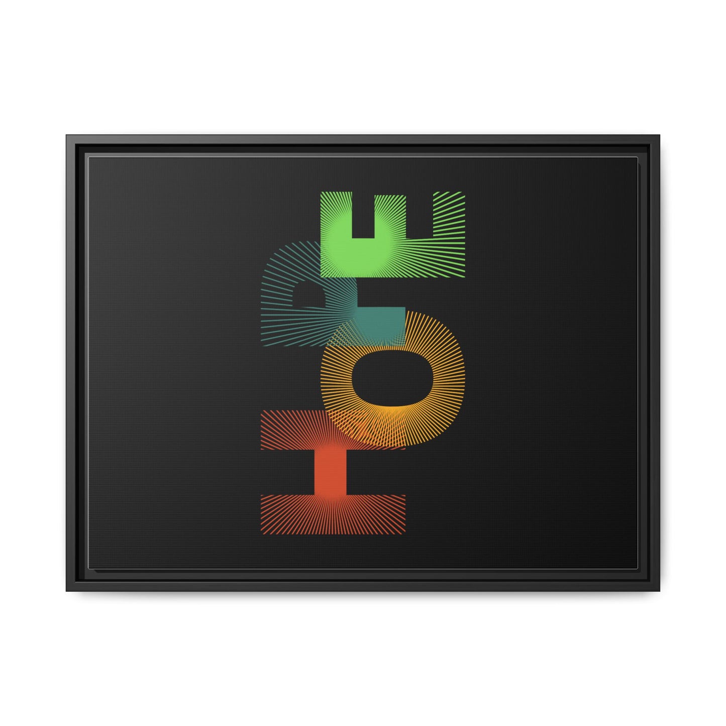 Matte Canvas, Framed (Multi-color)