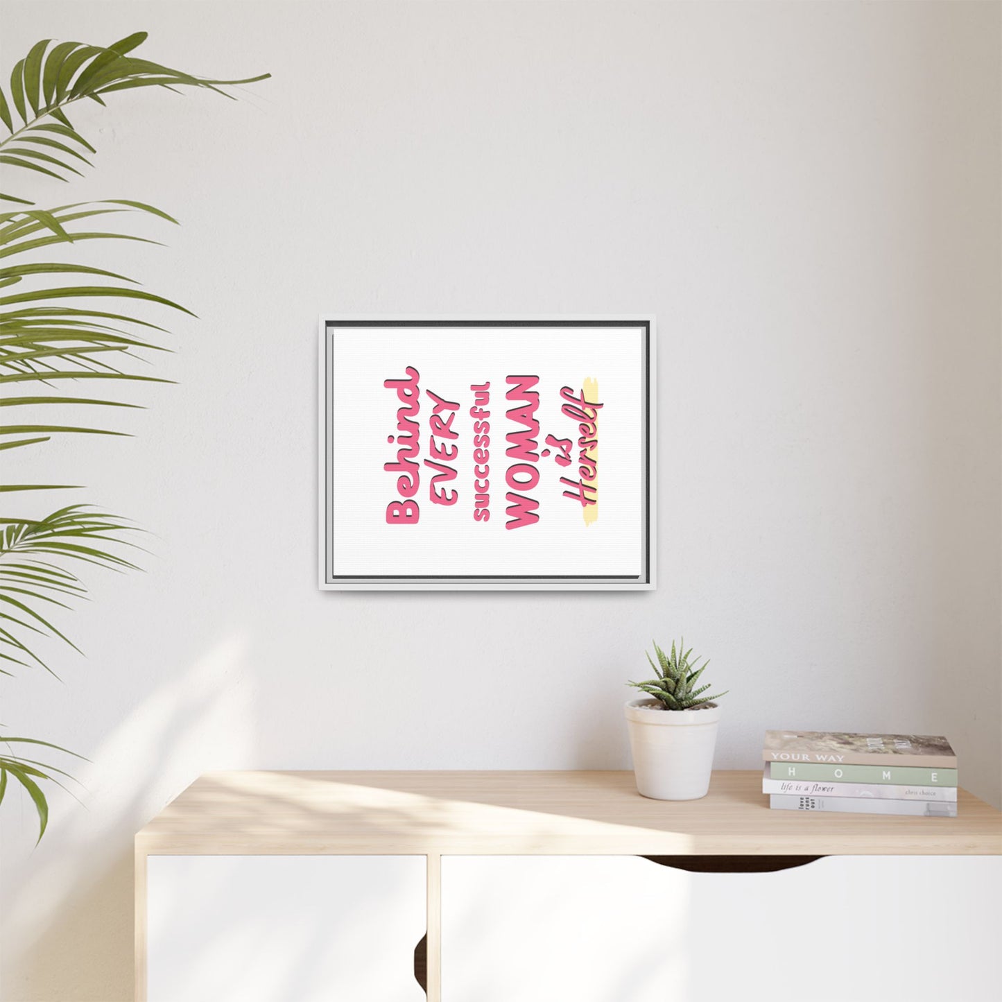 Matte Canvas, Framed (Multi-color)