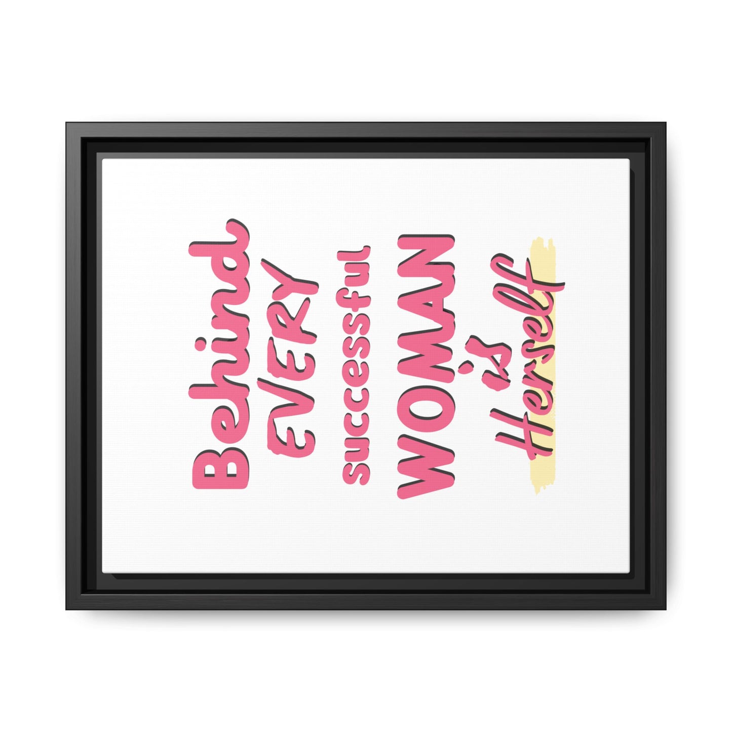 Matte Canvas, Framed (Multi-color)