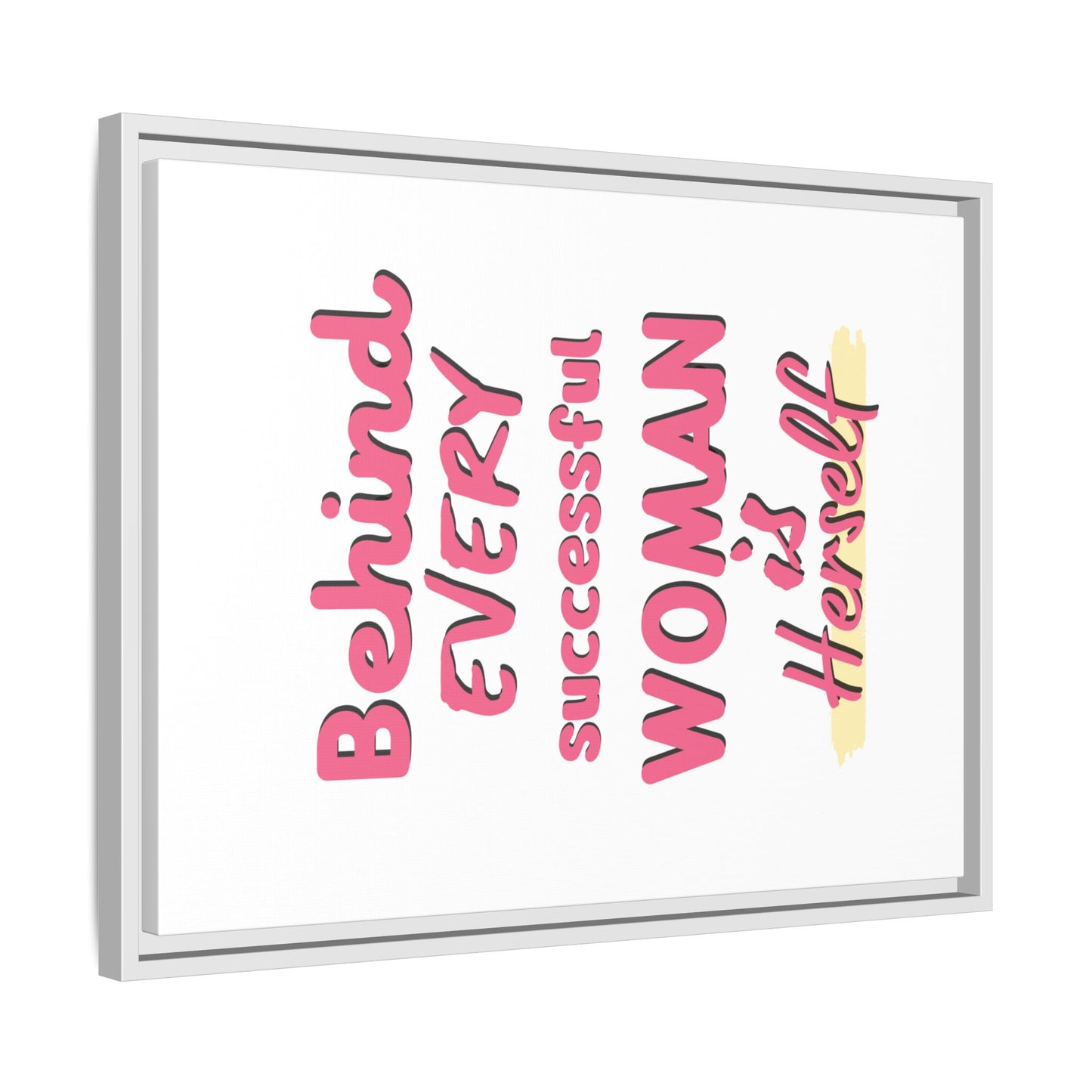 Matte Canvas, Framed (Multi-color)