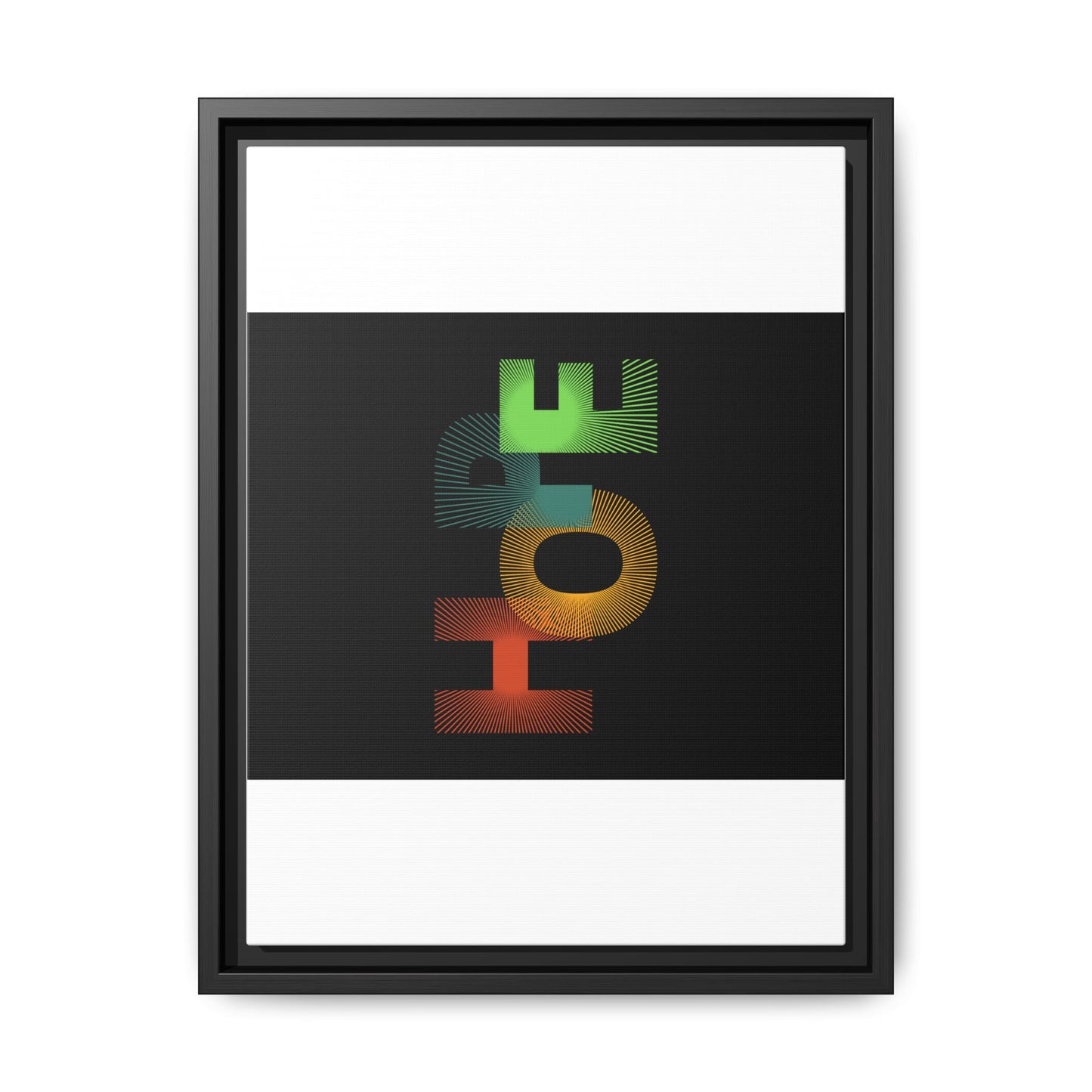 Matte Canvas, Framed (Multi-color)