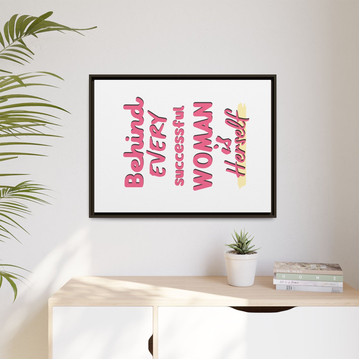 Matte Canvas, Framed (Multi-color)