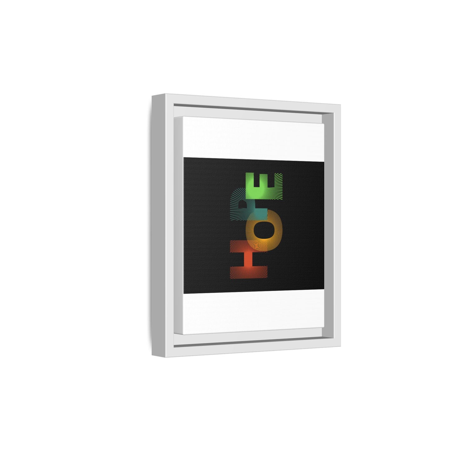 Matte Canvas, Framed (Multi-color)