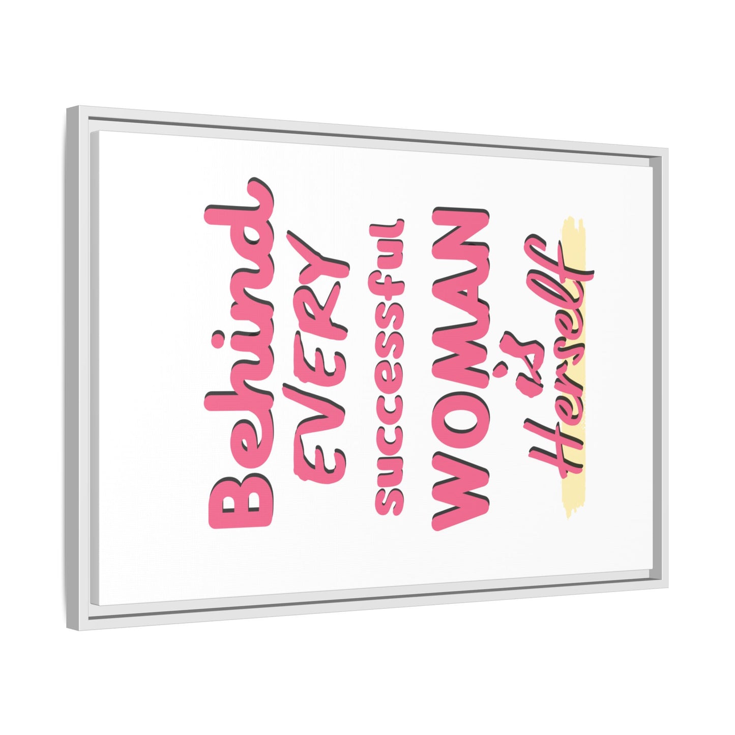 Matte Canvas, Framed (Multi-color)