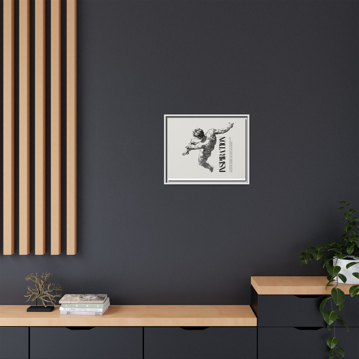 Matte Canvas, Framed (Multi-color)