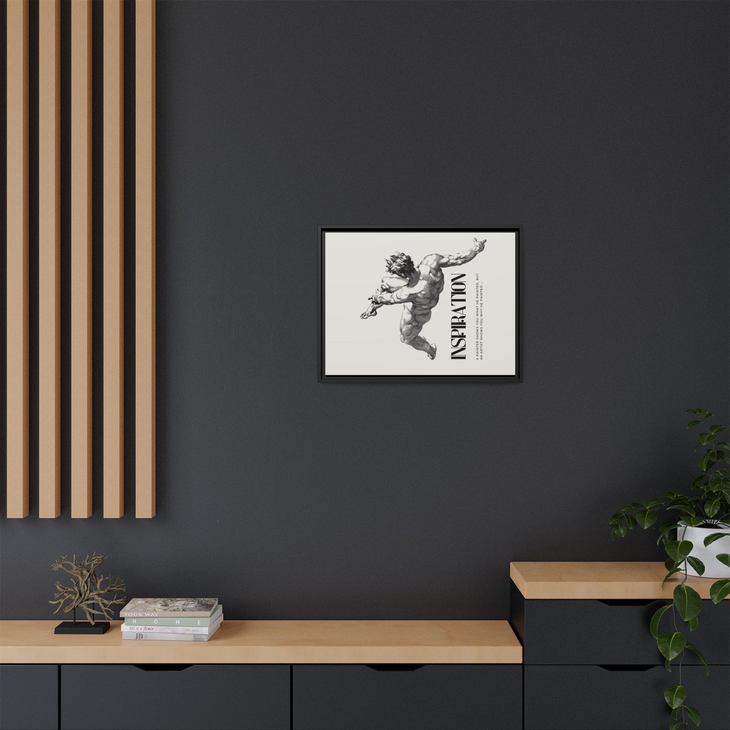 Matte Canvas, Framed (Multi-color)