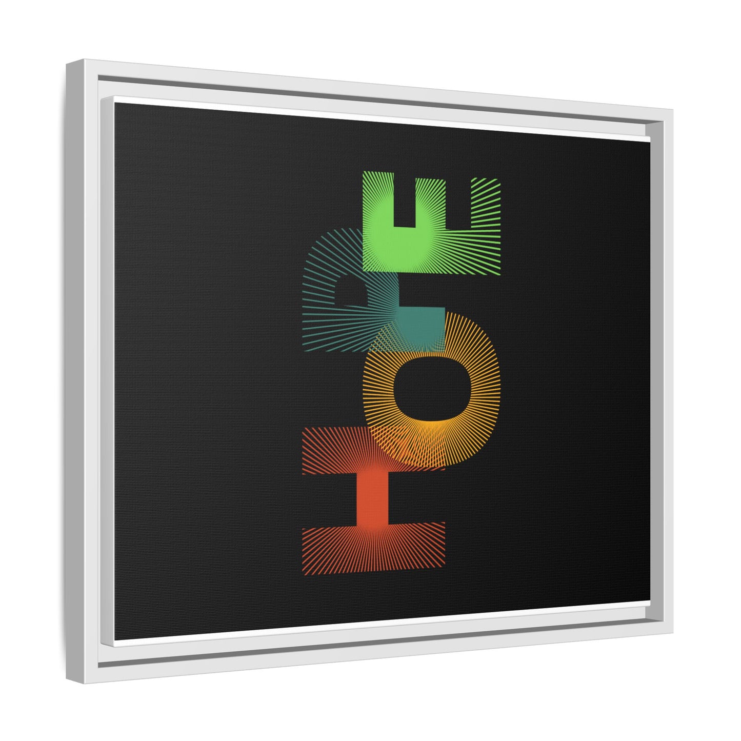 Matte Canvas, Framed (Multi-color)