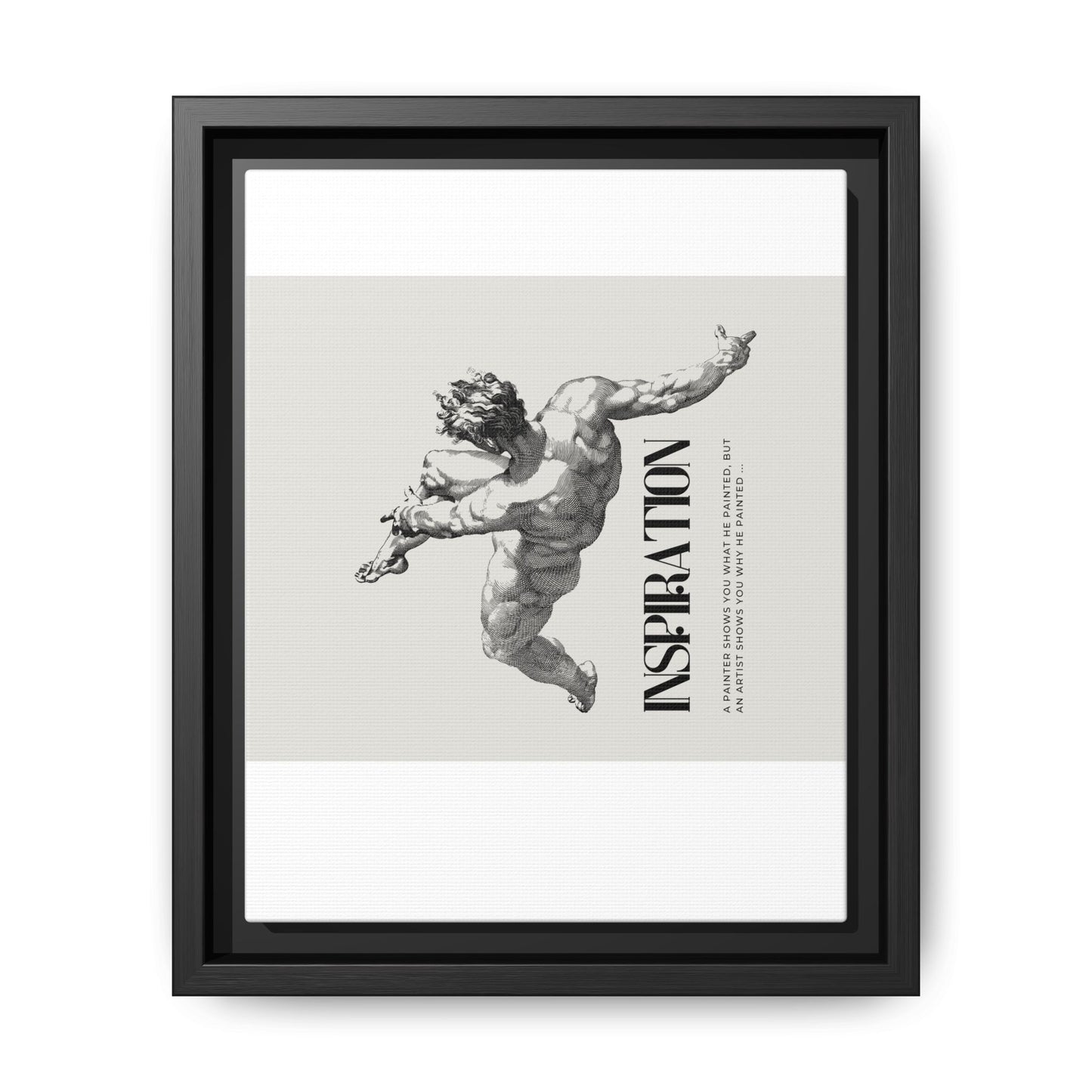Matte Canvas, Framed (Multi-color)