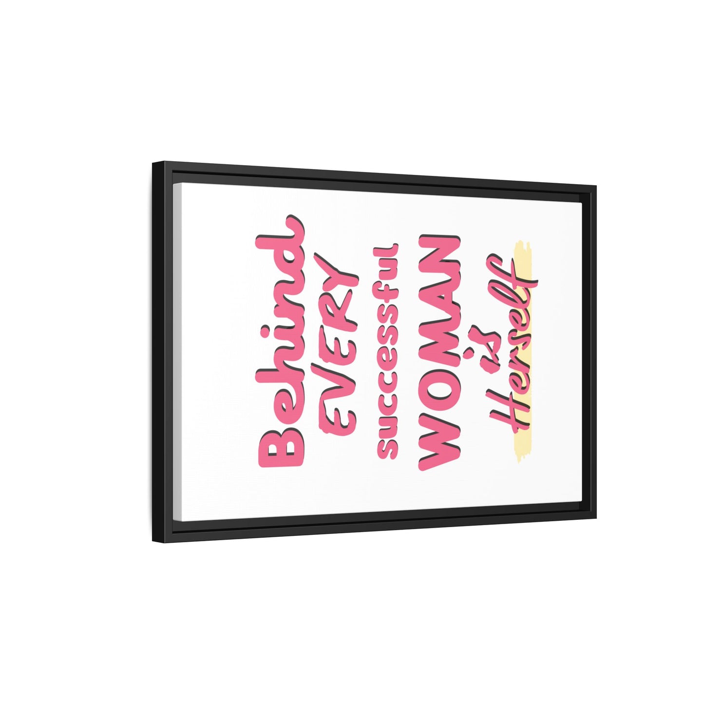 Matte Canvas, Framed (Multi-color)