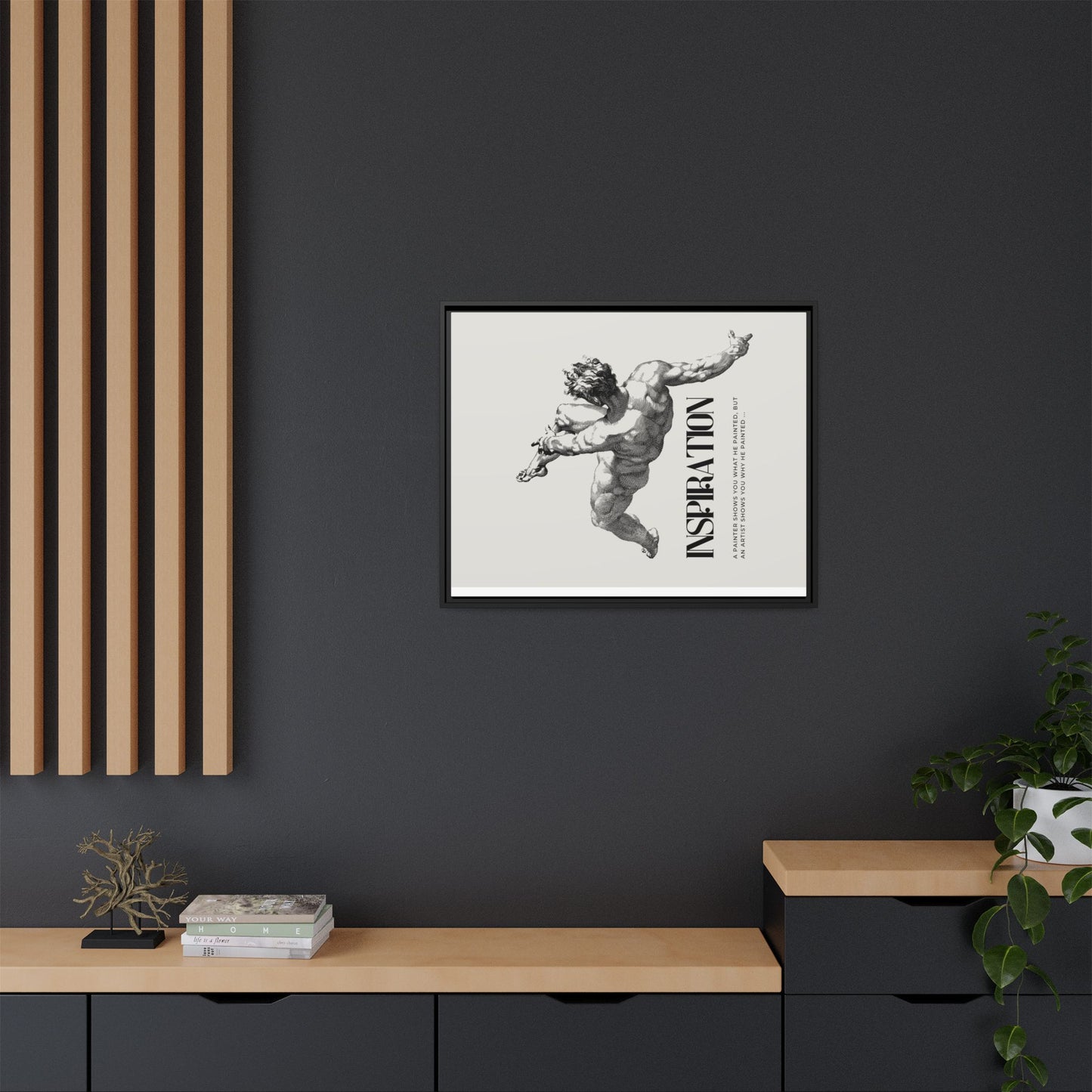 Matte Canvas, Framed (Multi-color)