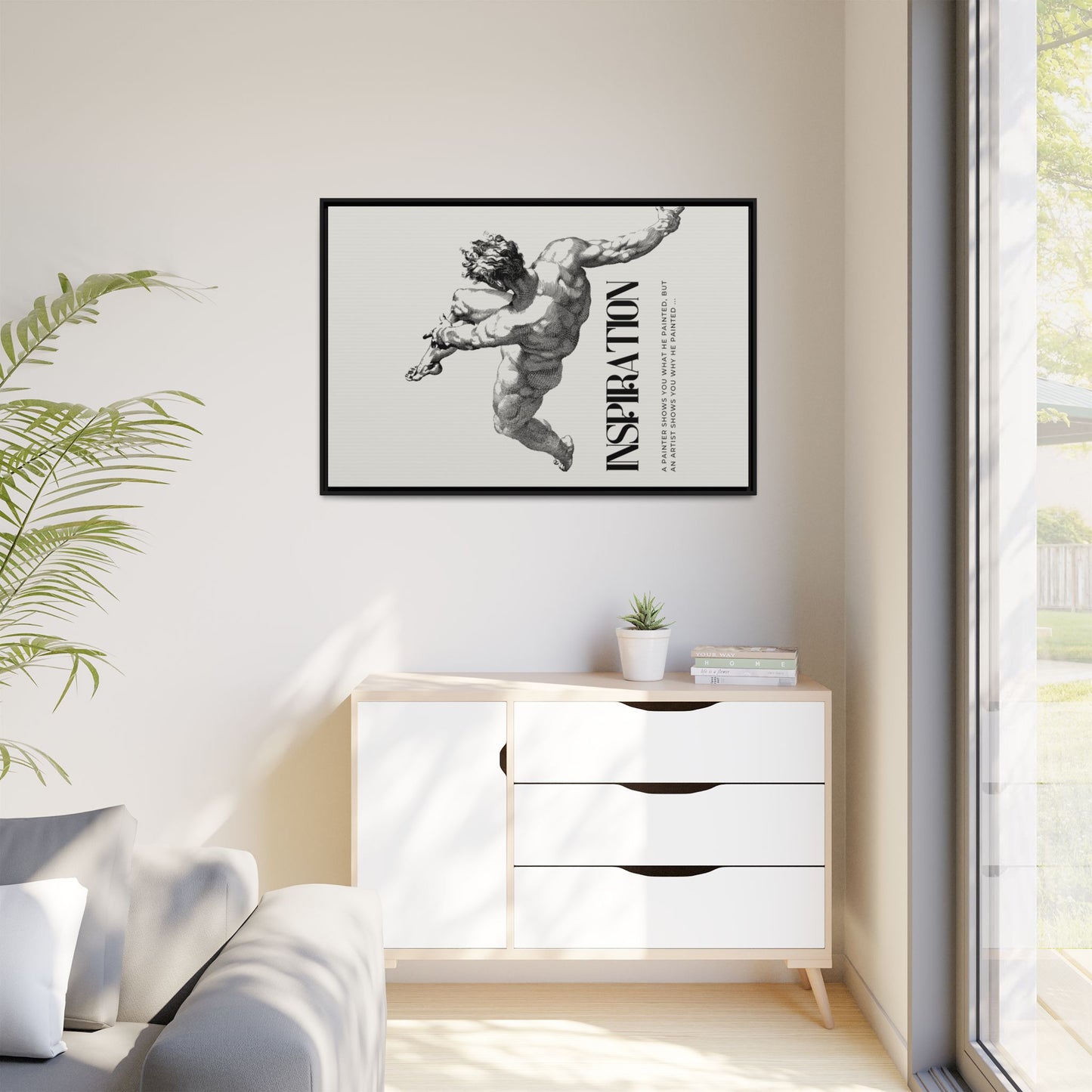 Matte Canvas, Framed (Multi-color)