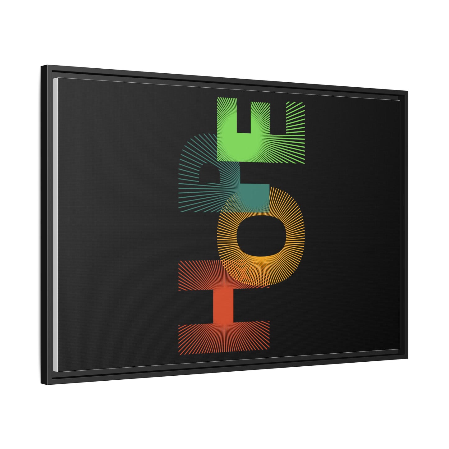 Matte Canvas, Framed (Multi-color)