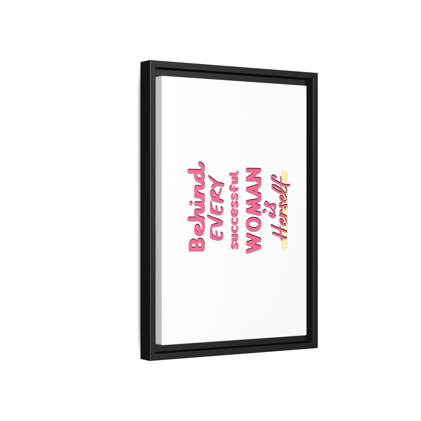 Matte Canvas, Framed (Multi-color)