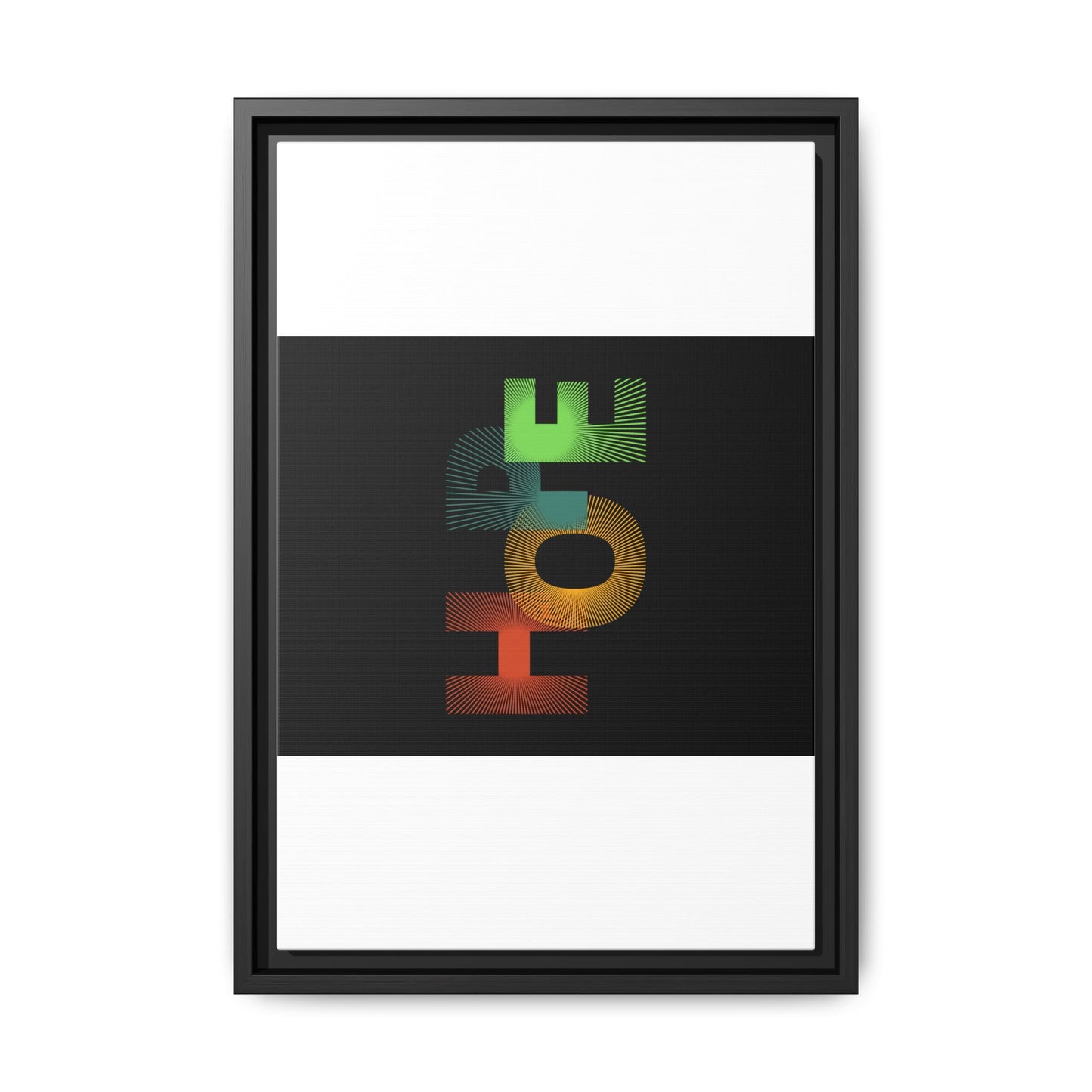 Matte Canvas, Framed (Multi-color)