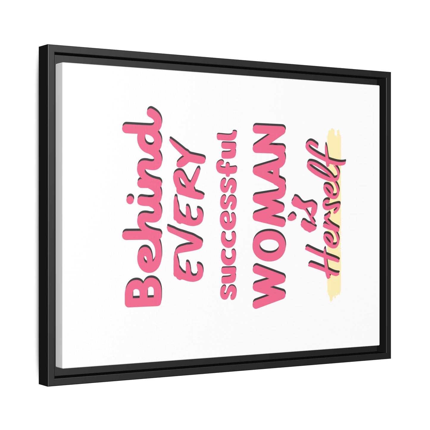 Matte Canvas, Framed (Multi-color)