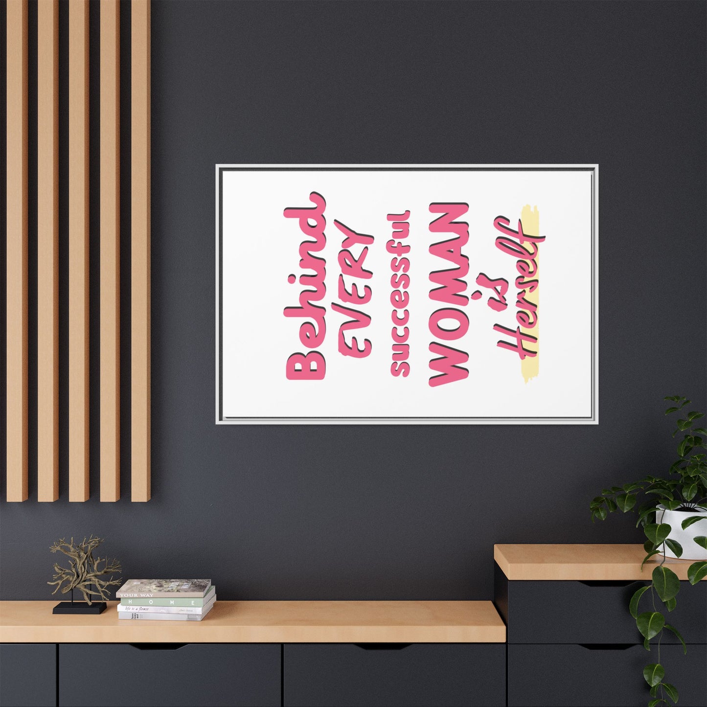 Matte Canvas, Framed (Multi-color)