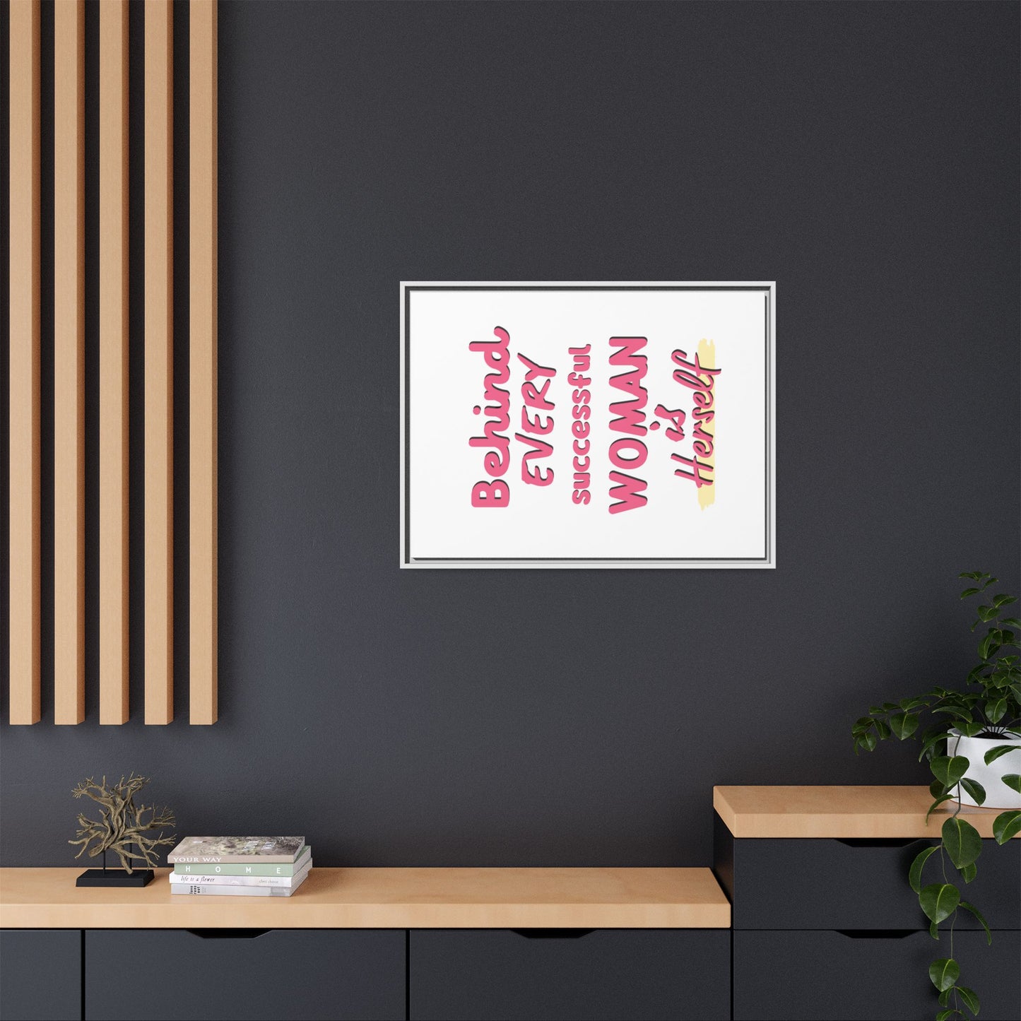 Matte Canvas, Framed (Multi-color)