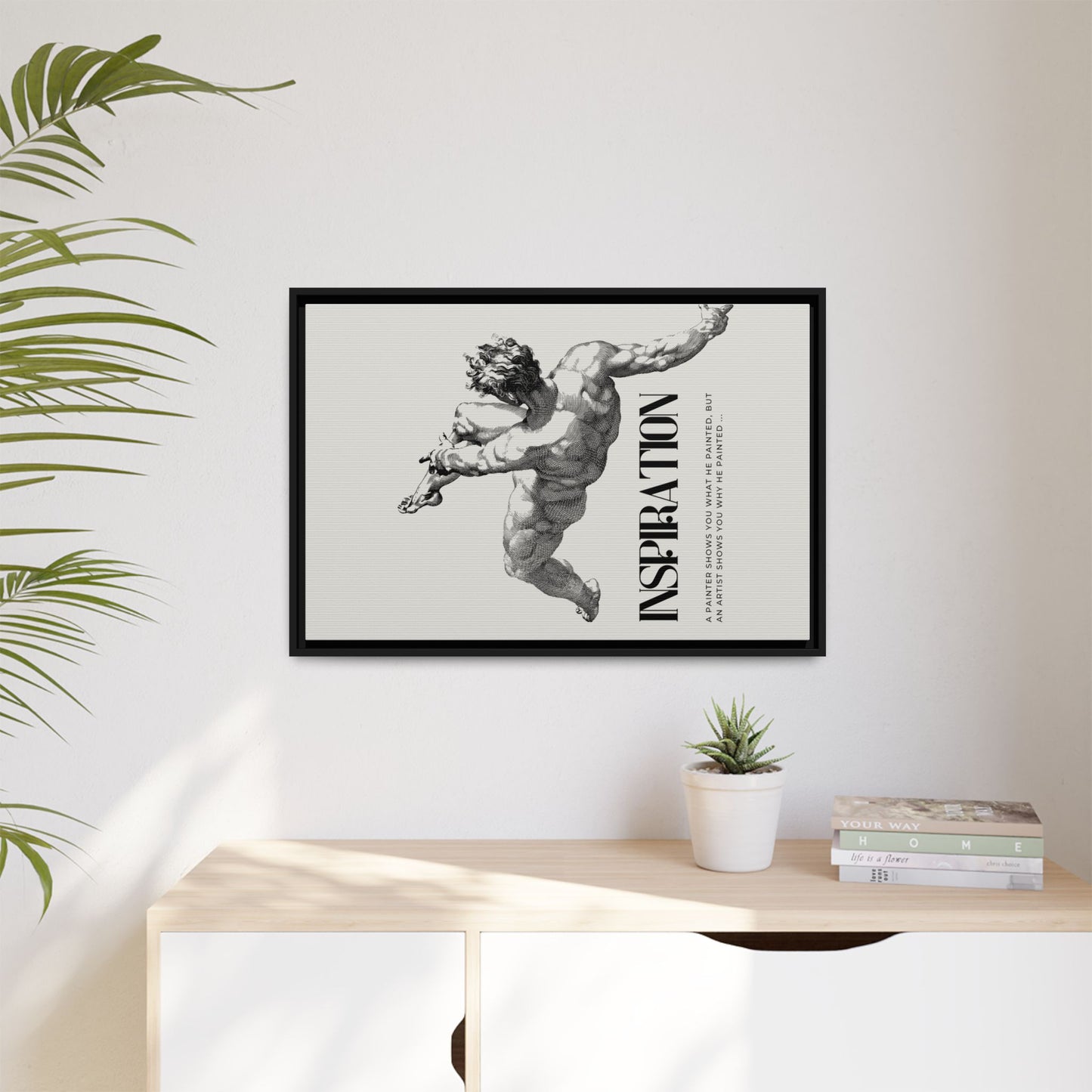 Matte Canvas, Framed (Multi-color)