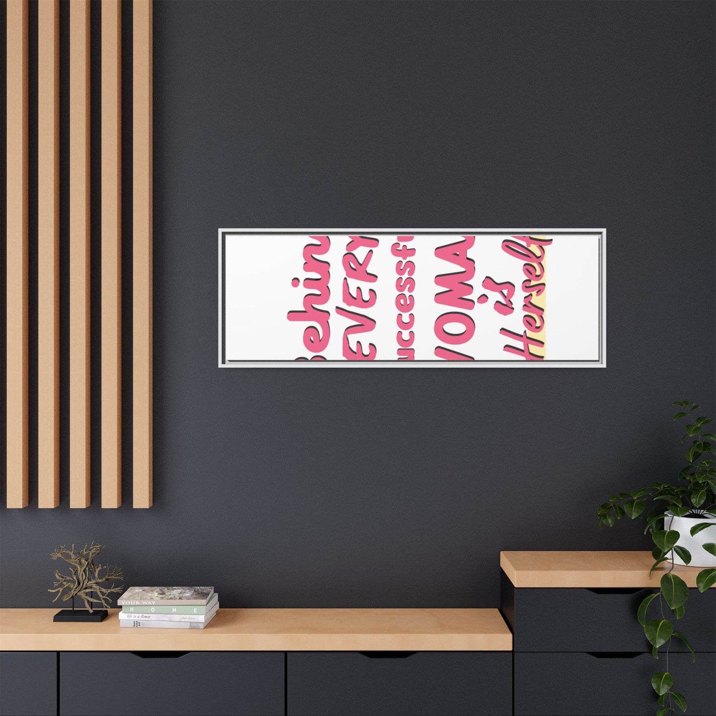 Matte Canvas, Framed (Multi-color)