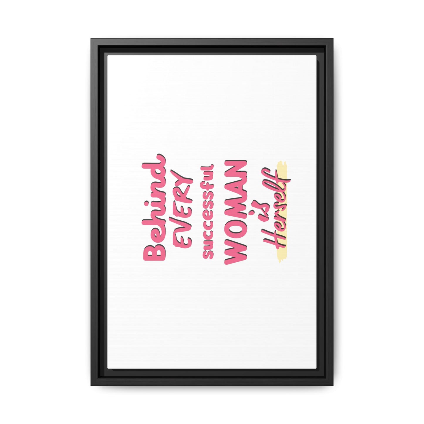 Matte Canvas, Framed (Multi-color)