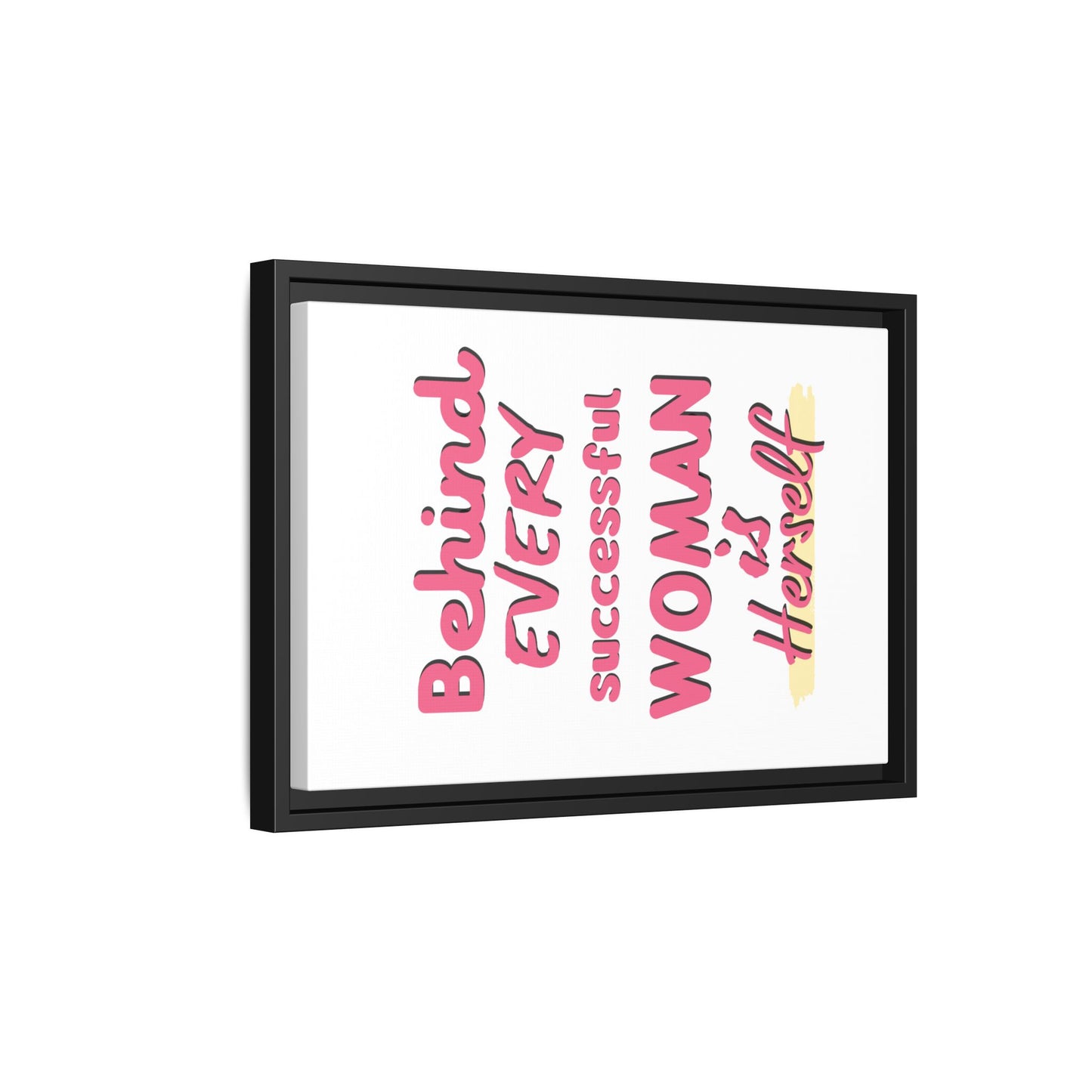 Matte Canvas, Framed (Multi-color)