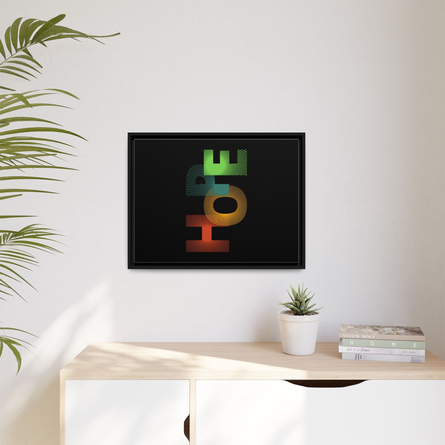 Matte Canvas, Framed (Multi-color)