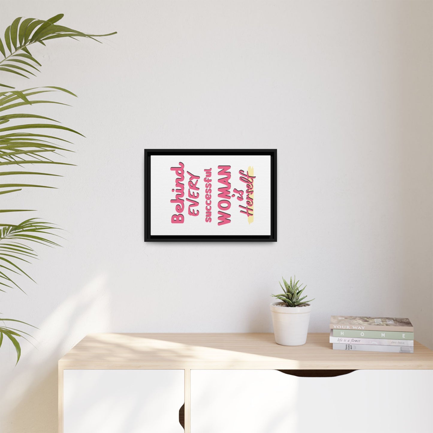 Matte Canvas, Framed (Multi-color)