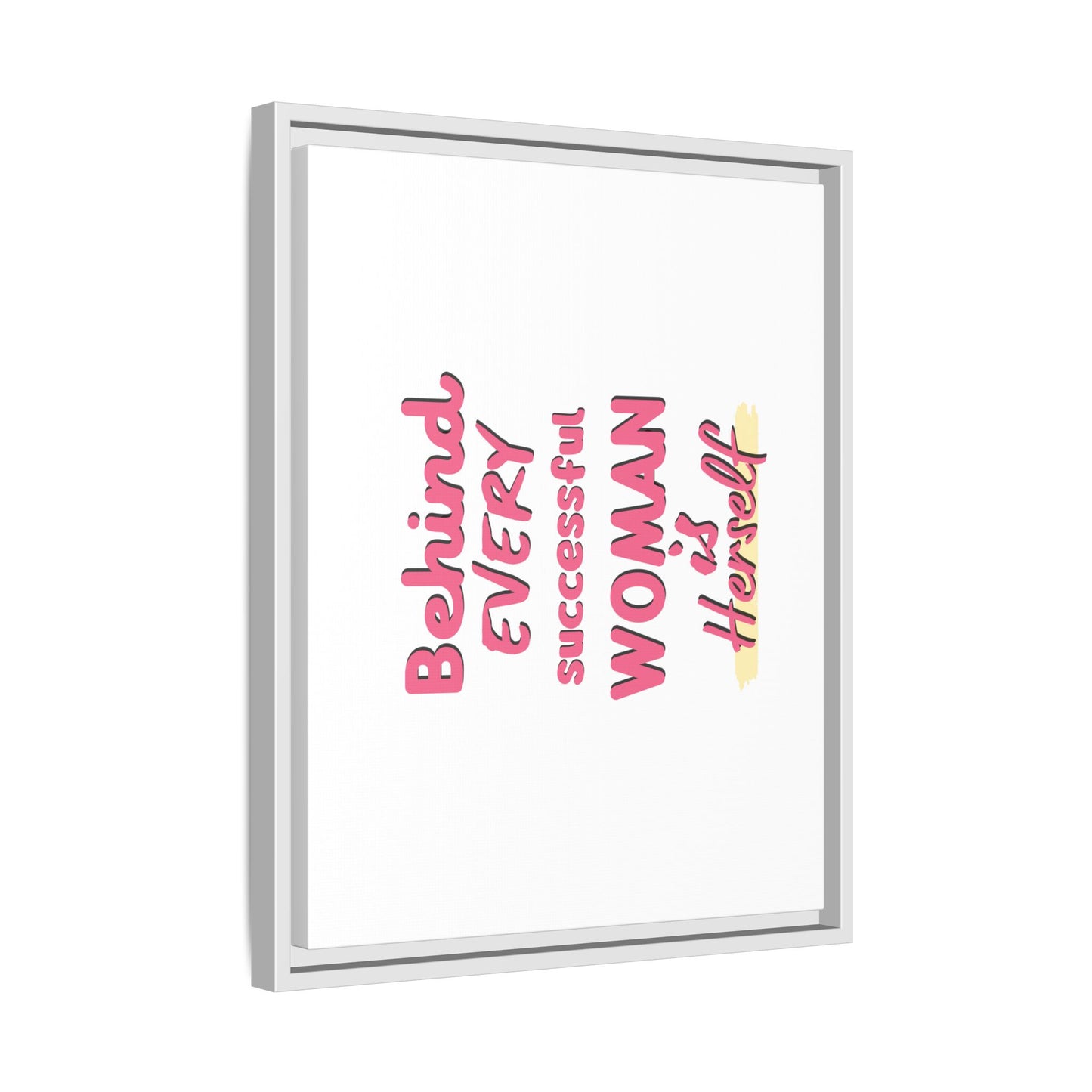 Matte Canvas, Framed (Multi-color)