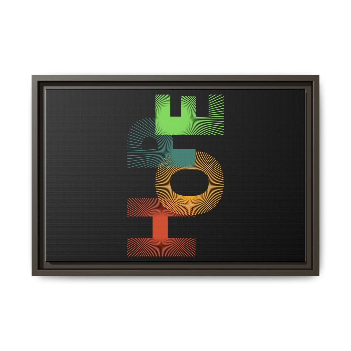 Matte Canvas, Framed (Multi-color)